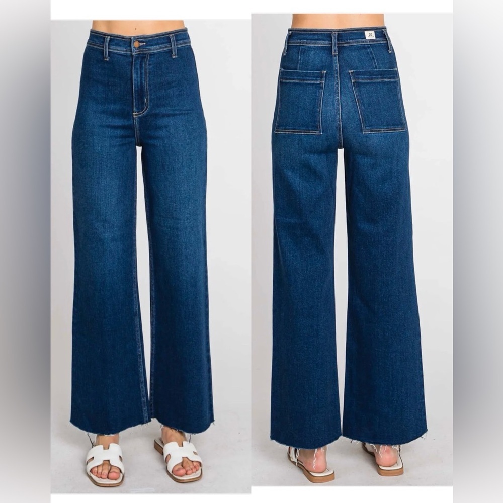 L.T.J Letter To Juliet Bianca High Rise A-line Wide Leg Jean, size 24